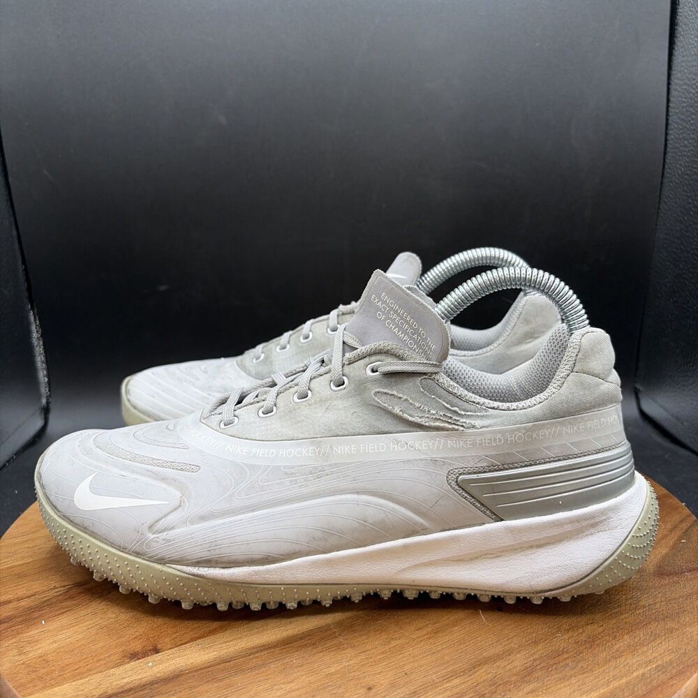 Nike Vapor Drive Women’s Size 8 Sky Grey Metallic Silver Field Hockey Shoes
